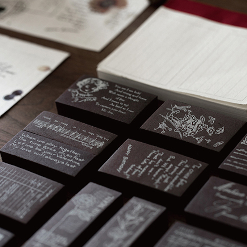 Footprint Ink Kit - ชุดแสตมป์โฟมลายธนบัตรวินเทจ สำหรับงานประดิษฐ์ สมุดภาพ ตกแต่งการ์ด ทำบันทึก งานป้ายชื่อ