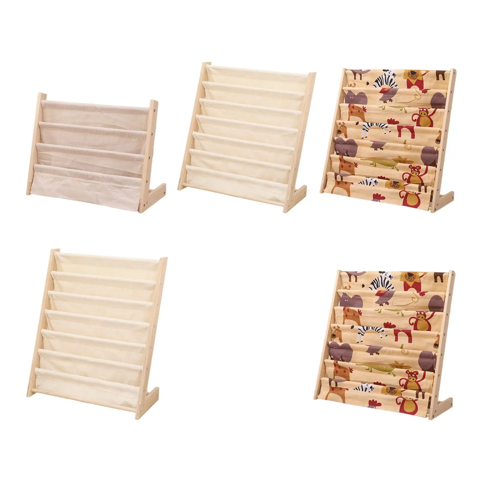 Baby Nursery Bookcase - ชั้นวางหนังสือเด็ก ชั้นวางหนังสือสำหรับเด็กเล็ก ใช้งานง่าย แข็งแรง ทนทาน ชั้นวางหนังสือเด็ก