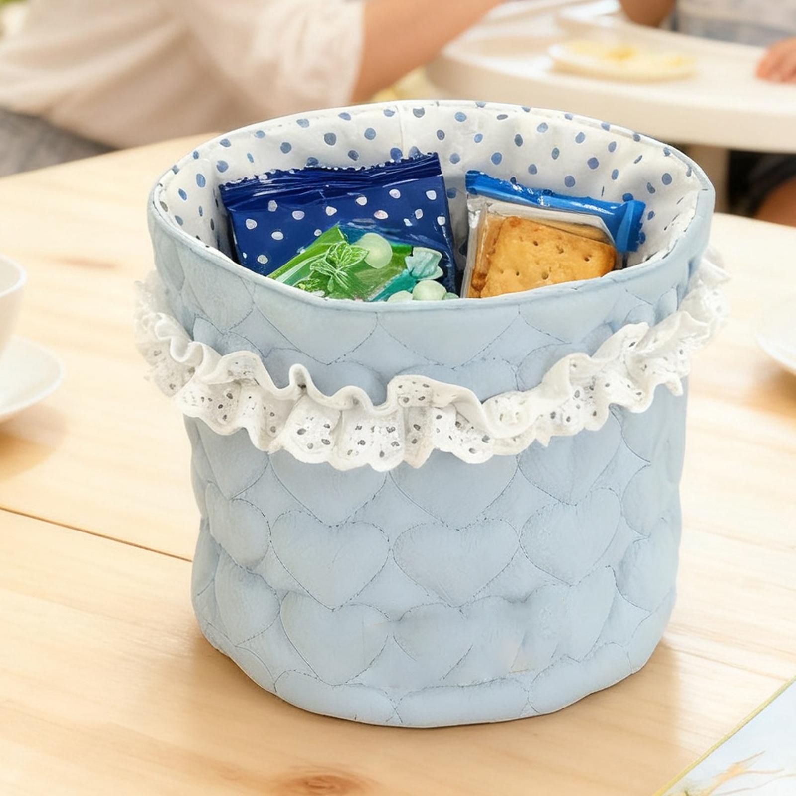 Baby Nursery Closet - ตะกร้าสำหรับจัดระเบียบ ดีไซน์ลูกไม้สวยงาม กล่องเก็บของสำหรับตู้เสื้อผ้า ของเล่น ห้องน้ำ ห้องเด็ก
