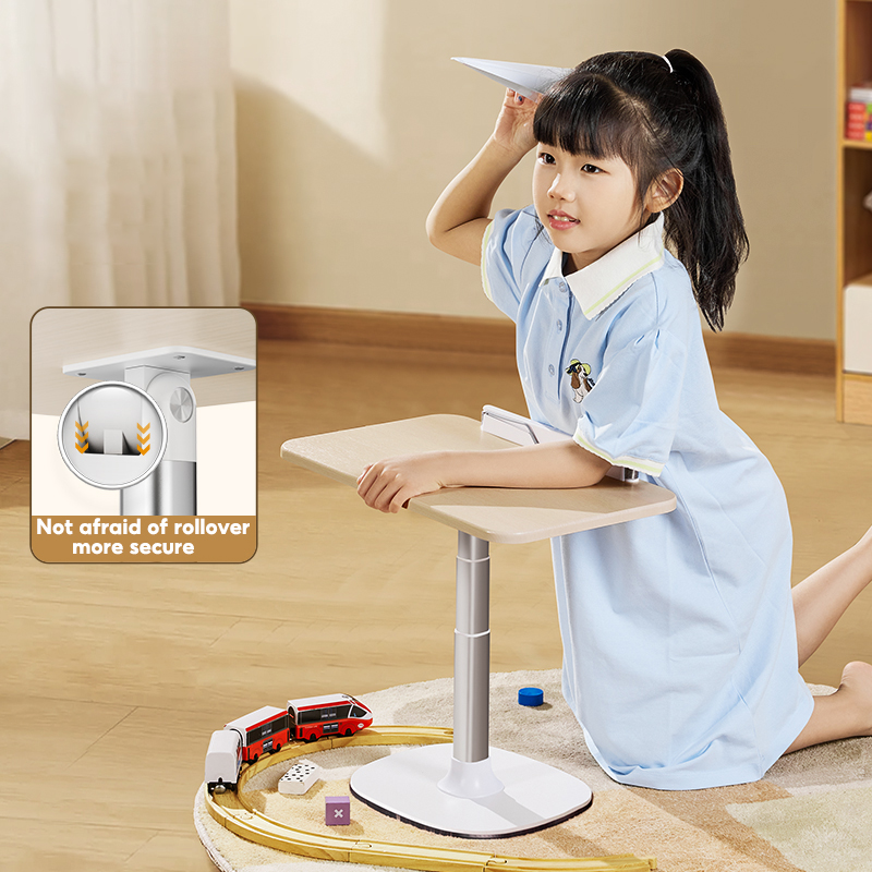 Baby Nursery Bookcase - ชั้นวางหนังสือสำหรับเด็กใช้ค้ำแท็บเล็ตทำจากไม้แข็งที่วางอุปกรณ์ชั้นสามารถยกที่ตั้งหนังสือไม้แบบยืดหดได้สำหรับเด็ก