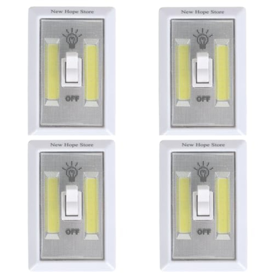 Baby Nursery Closet - ไฟกลางคืน LED แบบ COB, ใช้แบตเตอรี่ ไม่ต้องใช้สายไฟ