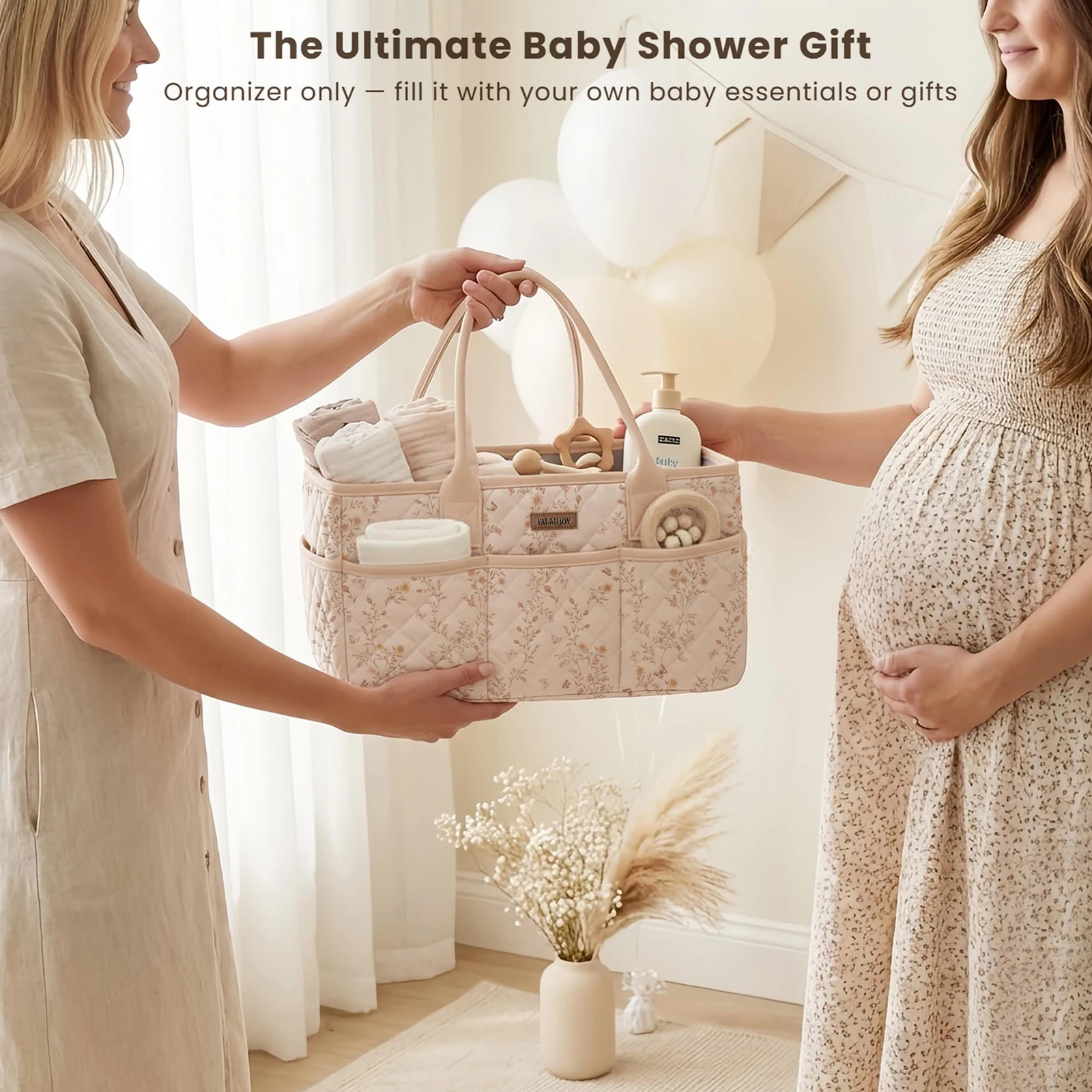 Baby Nursery Quilts - ตะกร้าผ้าอ็อกซ์ฟอร์ดสำหรับเก็บผ้าอ้อมเด็ก ตะกร้าเก็บของแบบพับได้ กันน้ำ ทนทาน เหมาะสำหรับการเดินทาง