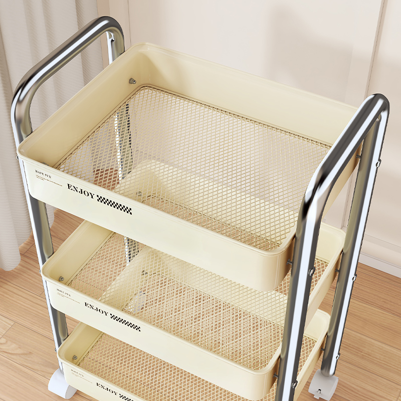Baby Nursery Bookcase - รถเข็นอเนกประสงค์สำหรับจัดเก็บของในห้องนั่งเล่น ห้องน้ำเด็ก ขนม หนังสือ ชั้นวางของเคลื่อนที่