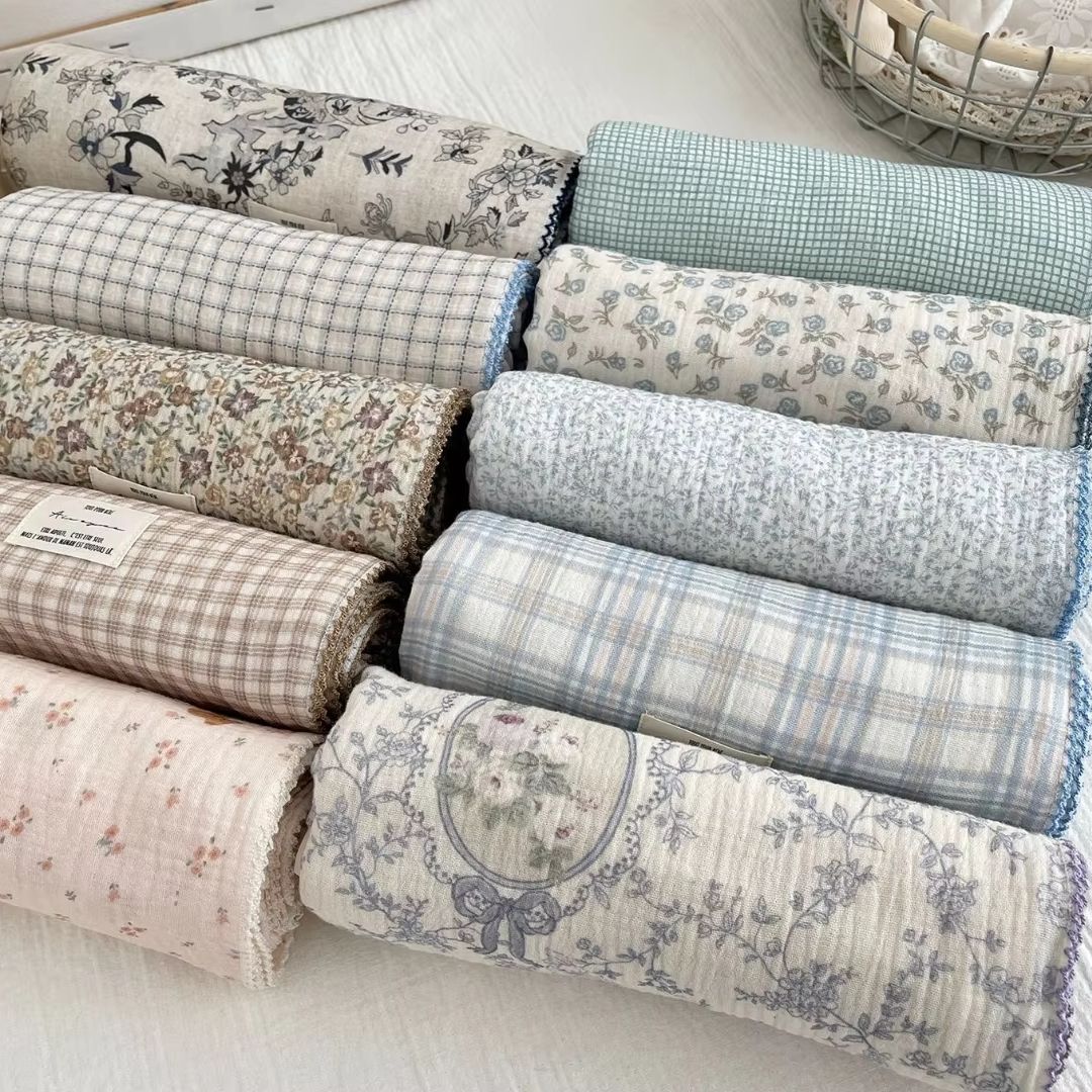 Baby Nursery Quilts - ผ้าห่อตัวเด็กอ่อน ผ้ามัสลิน ผ้าฝ้ายเนื้อนุ่ม ลายดอกไม้ ผ้าห่มเด็กแรกเกิด ผ้าห่มเด็กทารก