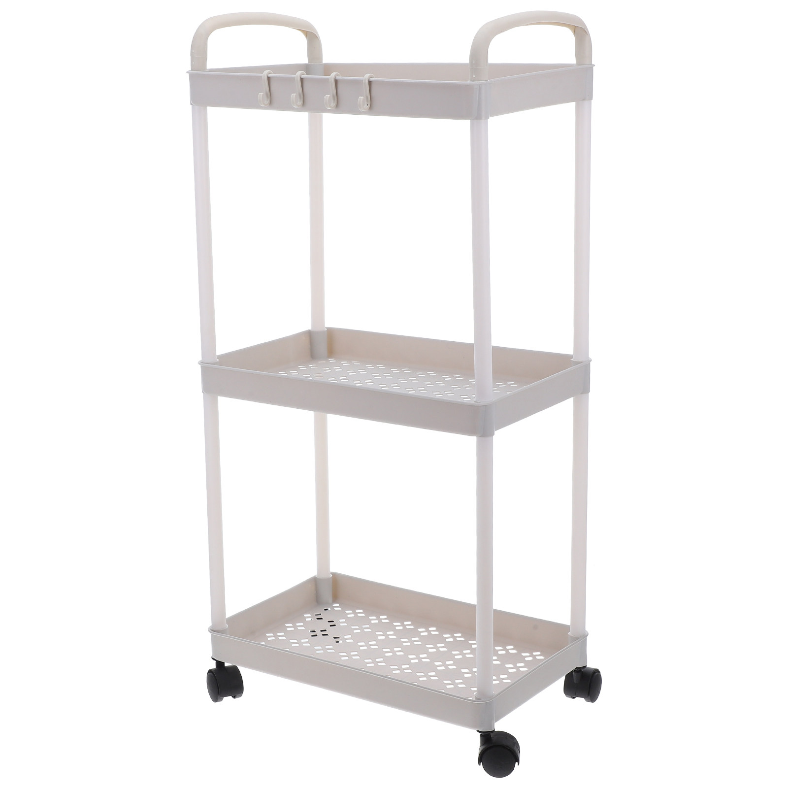 รถเข็นครัว 3 ชั้น สีขาว สำหรับ - Baby Nursery Cart บทวิจารณ์และราคา