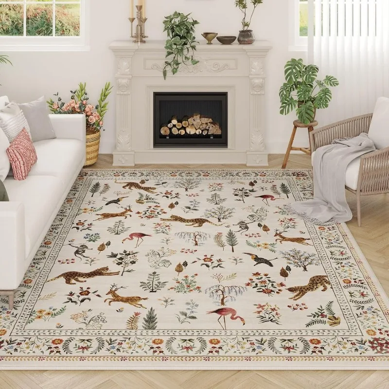 พรมสําหรับห้องนั่งเล่นดอกไม้สั - Soft Rug Nursery บทวิจารณ์และราคา