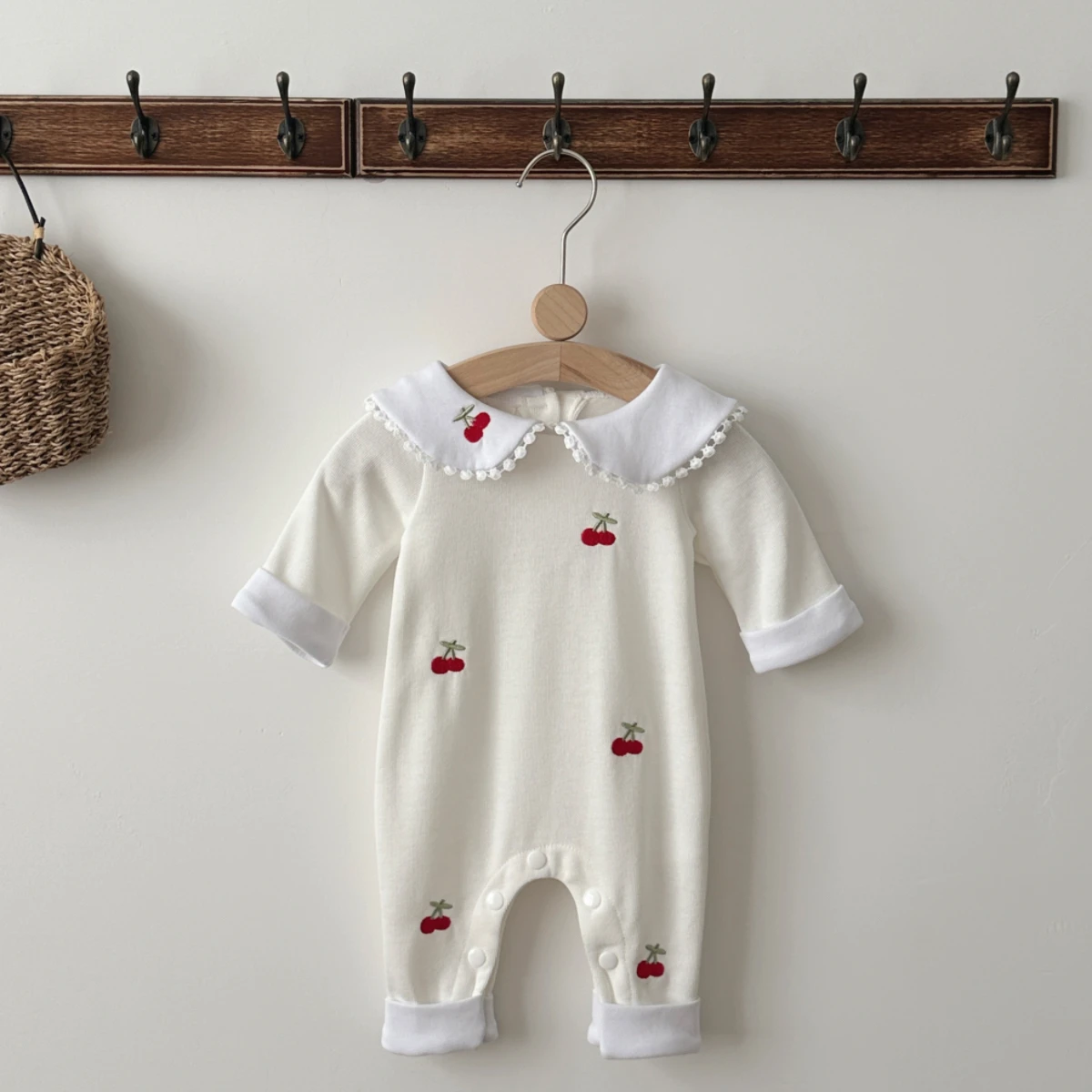 ชุดรอมเปอร์เด็กปักลายเชอร์รี่ห - Baby Nursery Embroidery บทวิจารณ์และราคา