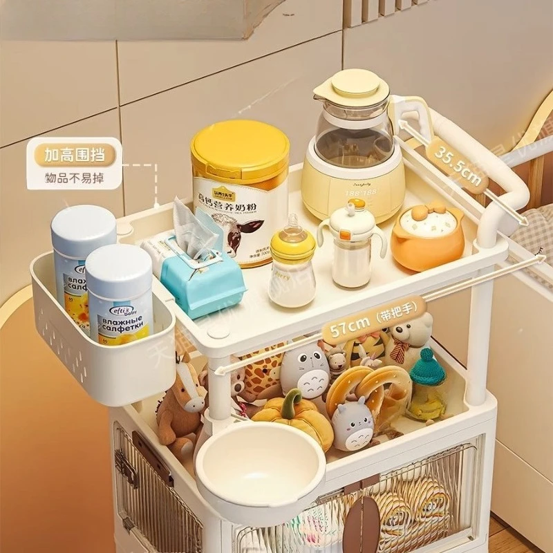 รถเข็นเก็บของใช้เด็กหลายชั้น ส - Baby Nursery Cart บทวิจารณ์และราคา