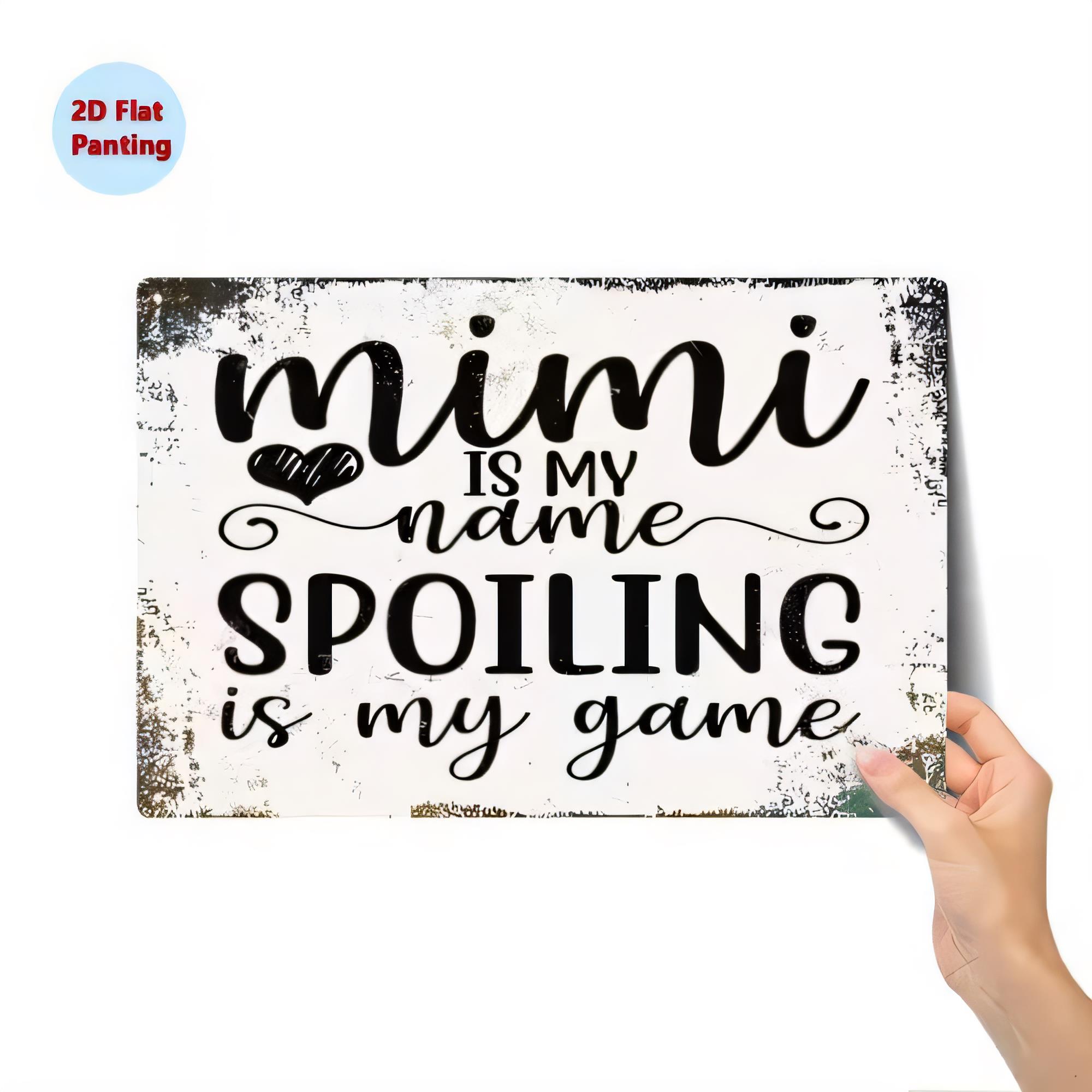 ป้ายโลหะวินเทจ MIMI IS NAME Sp - Baby Nursery Games บทวิจารณ์และราคา