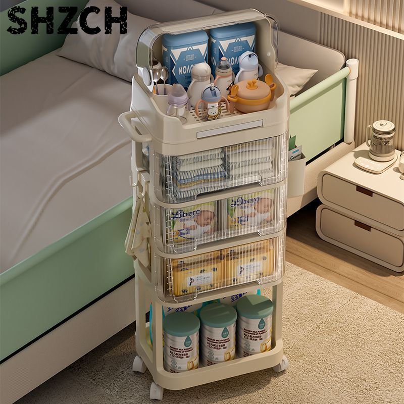 รถเข็นเด็กแบบหลายชั้นเคลื่อนย้ - Baby Nursery Cart บทวิจารณ์และราคา
