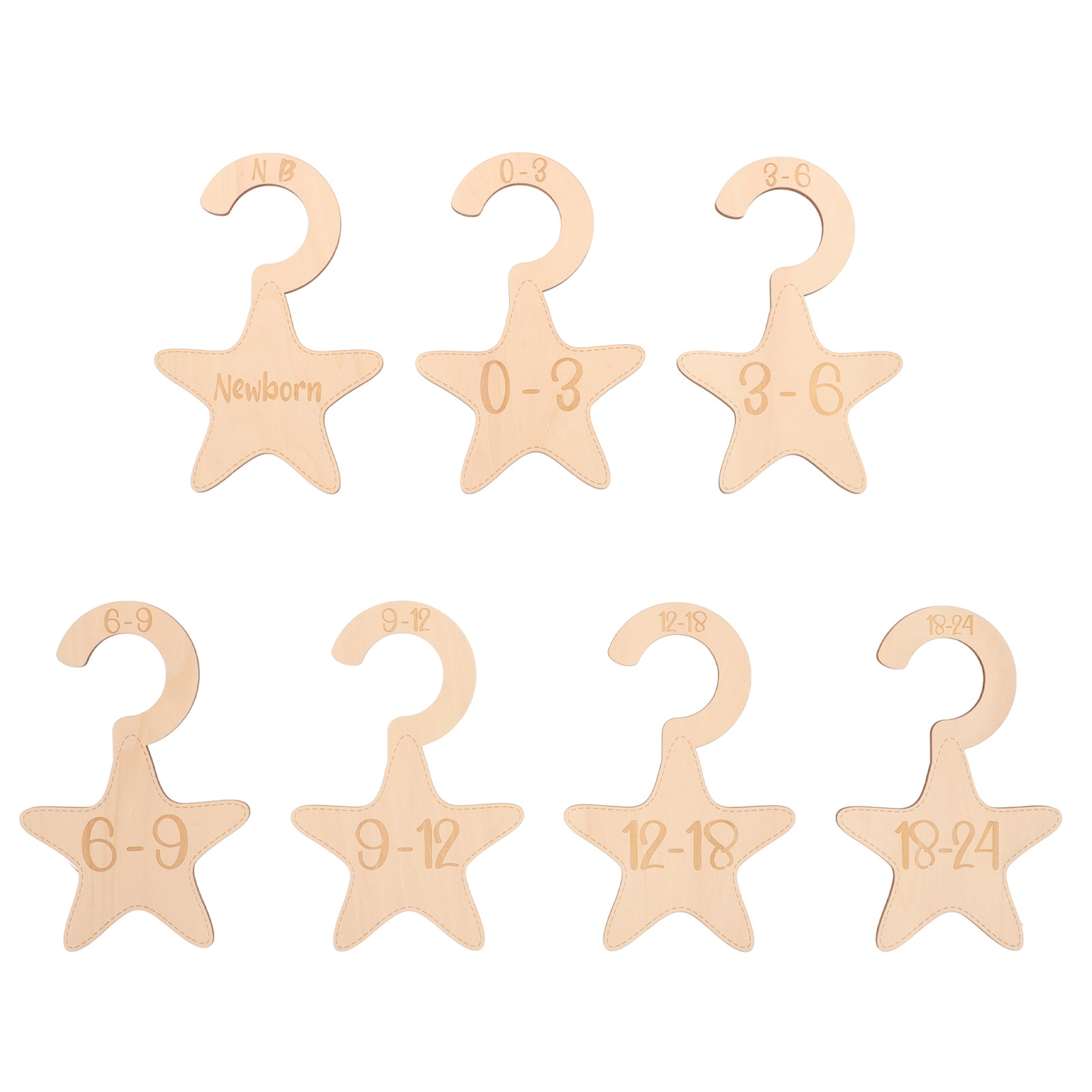 ตัวแบ่งตู้เสื้อผ้าเด็ก 7 ชิ้น  - Baby Nursery Closet บทวิจารณ์และราคา