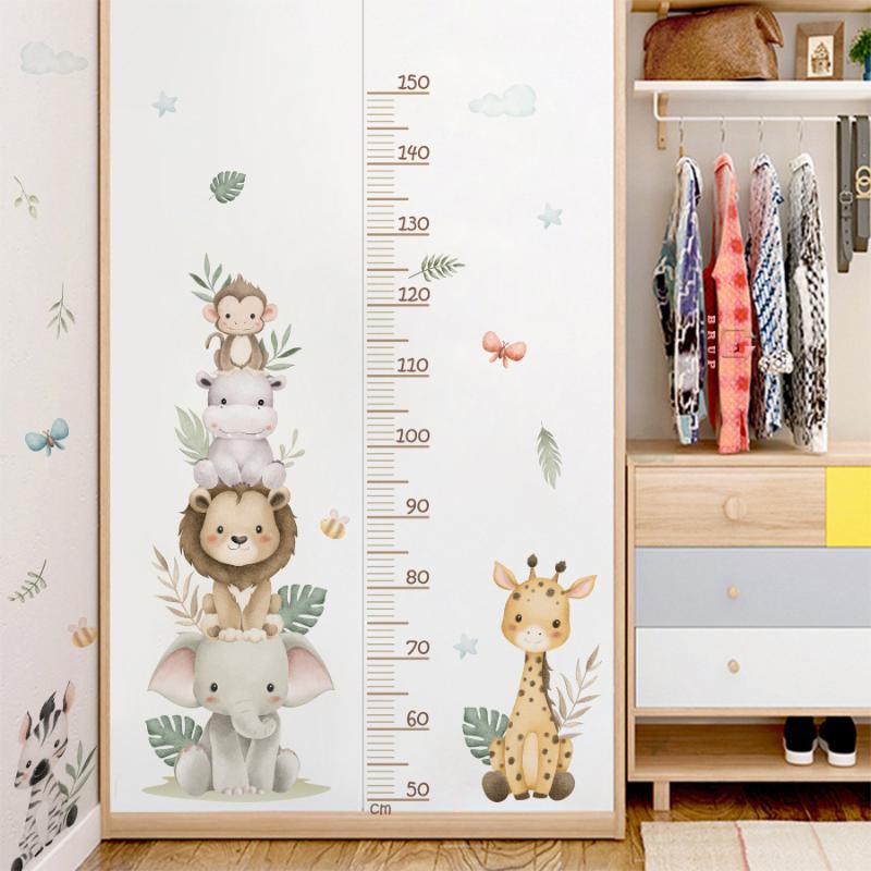 สติกเกอร์แผนภูมิการเจริญเติบโต - Baby Nursery Jungle Wallpaper บทวิจารณ์และราคา