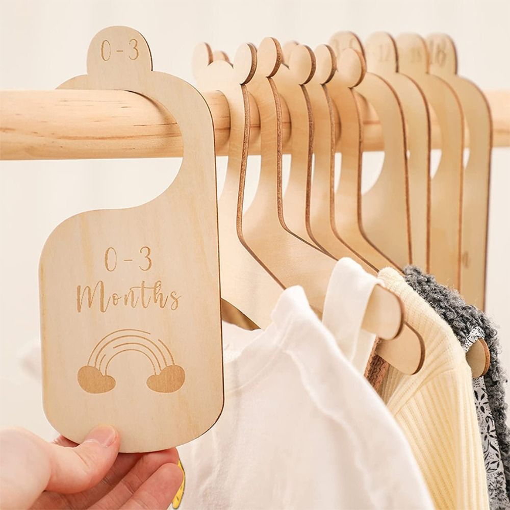 7/8 ชิ้น ตัวแบ่งตู้เสื้อผ้าเด็ - Baby Nursery Closet บทวิจารณ์และราคา