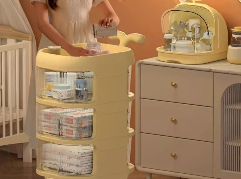 รถเข็นจัดเก็บของสำหรับเด็ก 3 ช - Baby Nursery Cart บทวิจารณ์และราคา