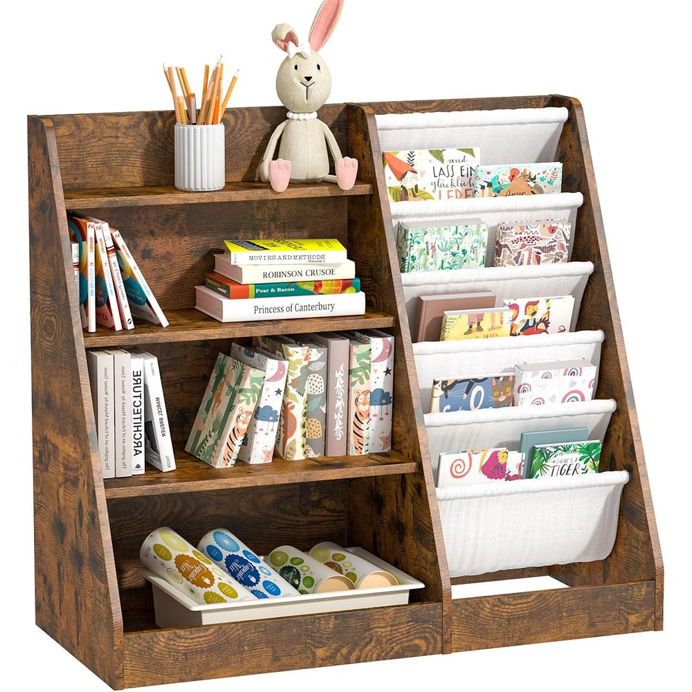 ชั้นวางหนังสือเด็ก HedoAjim สำ - Baby Nursery Bookcase บทวิจารณ์และราคา