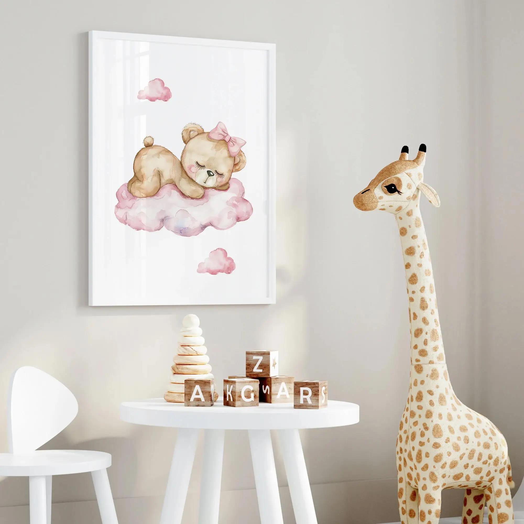 สีชมพู Dream Bear Carousel เต็ - Baby Nursery Set บทวิจารณ์และราคา