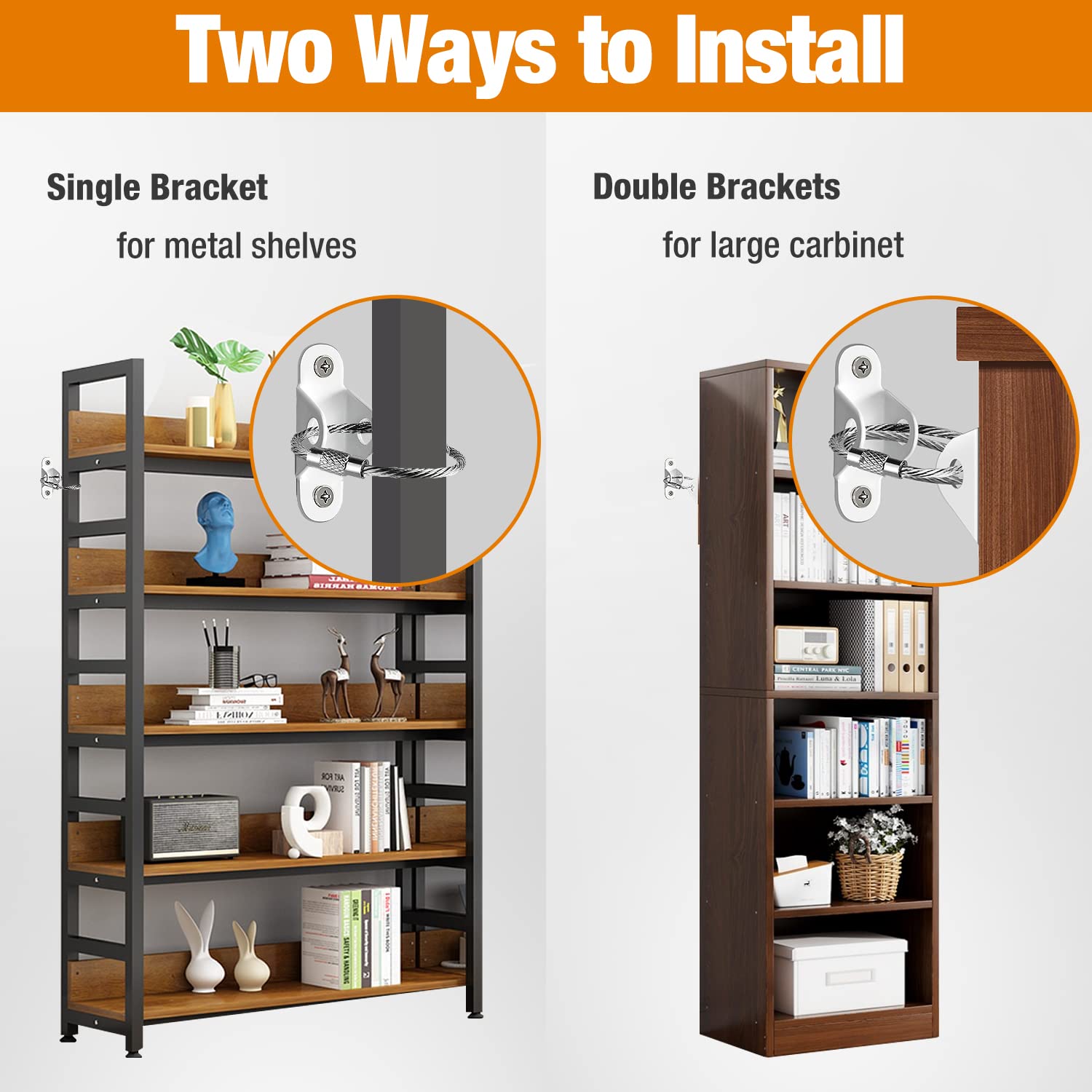 สายรัดยึดเฟอร์นิเจอร์ป้องกันกา - Baby Nursery Bookcase บทวิจารณ์และราคา