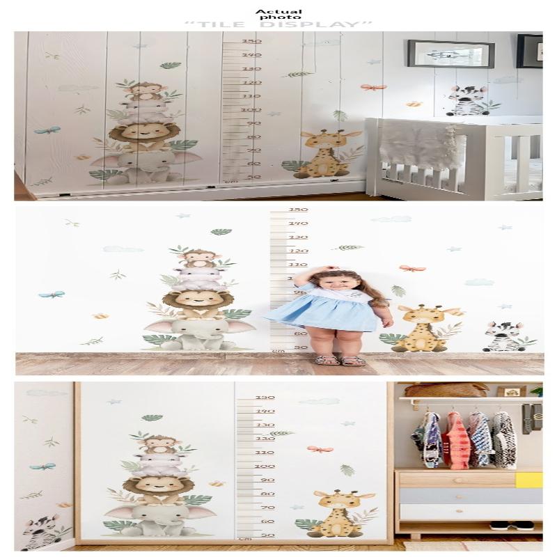 สติกเกอร์แผนภูมิการเจริญเติบโต - Baby Nursery Jungle Wallpaper บทวิจารณ์และราคา