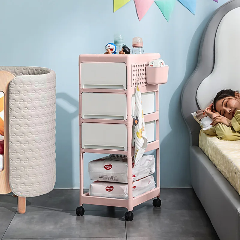 รถเข็นเก็บของเคลื่อนที่แบบมีลิ - Baby Nursery Cart บทวิจารณ์และราคา