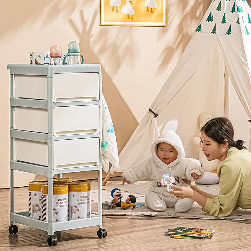 รถเข็นเก็บของเคลื่อนที่แบบมีลิ - Baby Nursery Cart บทวิจารณ์และราคา