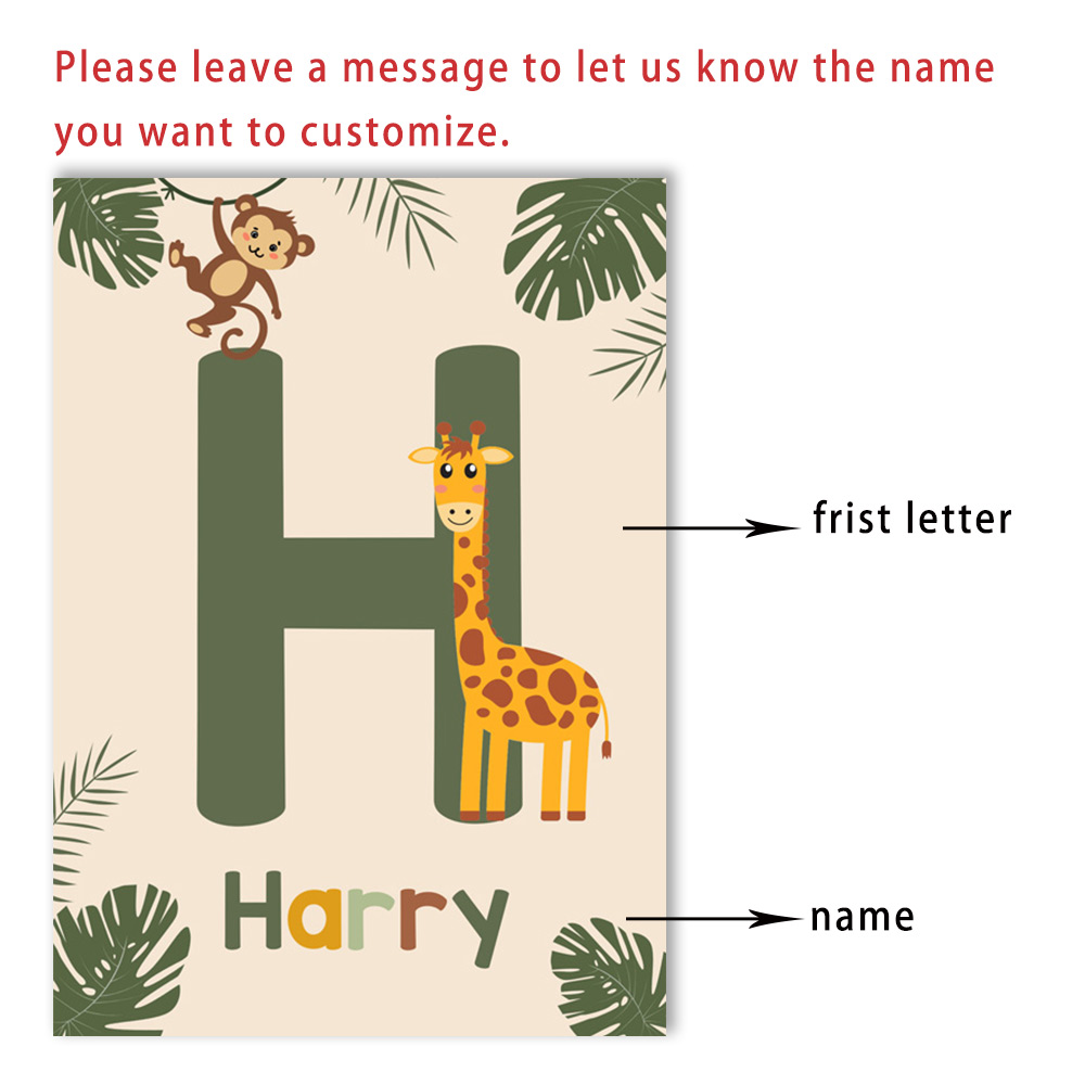 Nordic สัตว์ป่าโปสเตอร์ที่กําห - Baby Nursery Jungle บทวิจารณ์และราคา