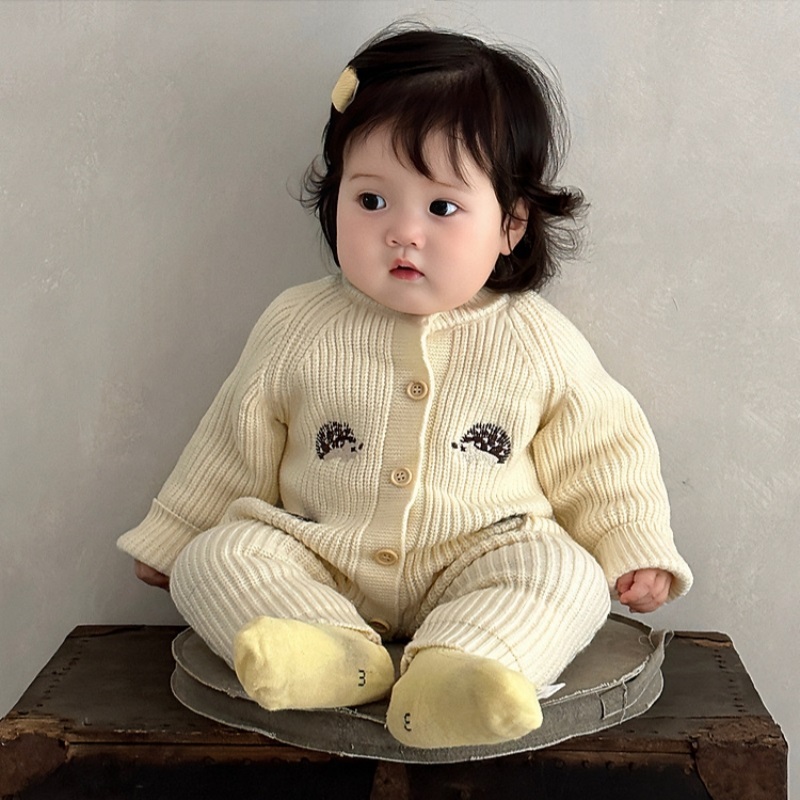 ชุดรอมเปอร์ถักลายปักเม่นสำหรับ - Baby Nursery Embroidery บทวิจารณ์และราคา
