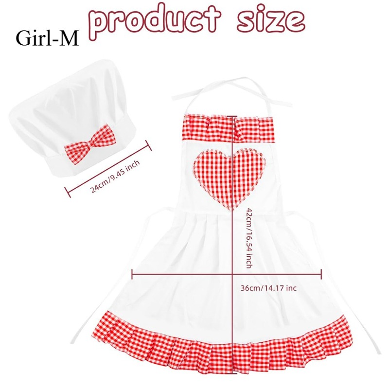ชุดเชฟเด็กทารกผ้าลายตารางสีแดง - Baby Nursery Set บทวิจารณ์และราคา