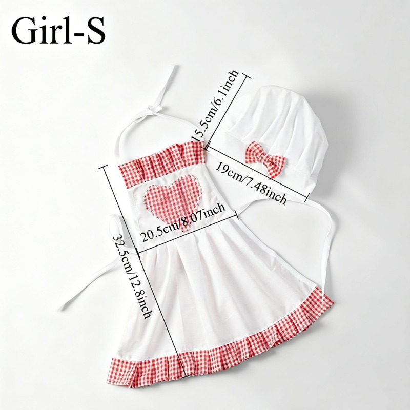 ชุดเชฟเด็กทารกผ้าลายตารางสีแดง - Baby Nursery Set บทวิจารณ์และราคา