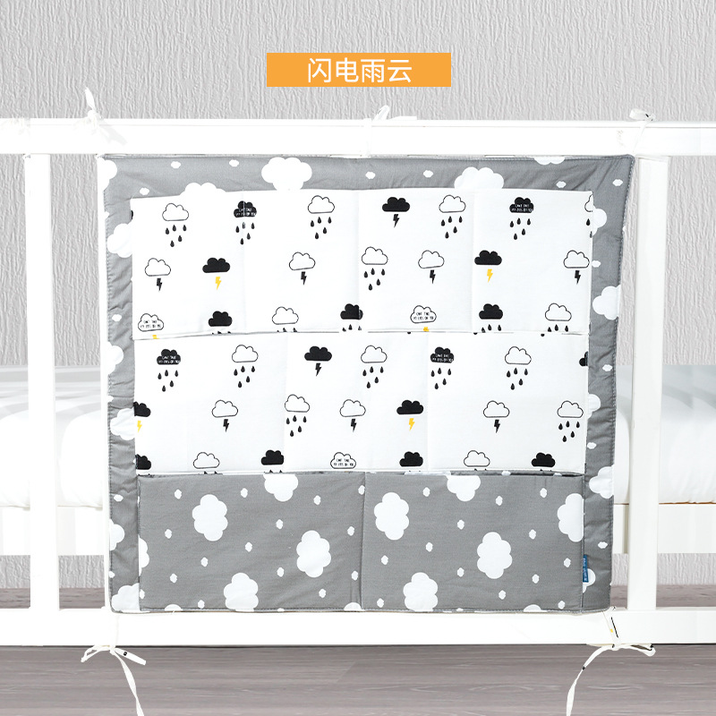 เด็กทารกฝ้ายใหม่เตียงแขวนเก็บก - Baby Nursery Bedding Sets บทวิจารณ์และราคา