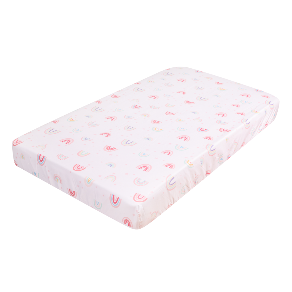 3 ชิ้น Rainbow เด็กทารกเปลเด็ก - Baby Nursery Bedding Sets บทวิจารณ์และราคา
