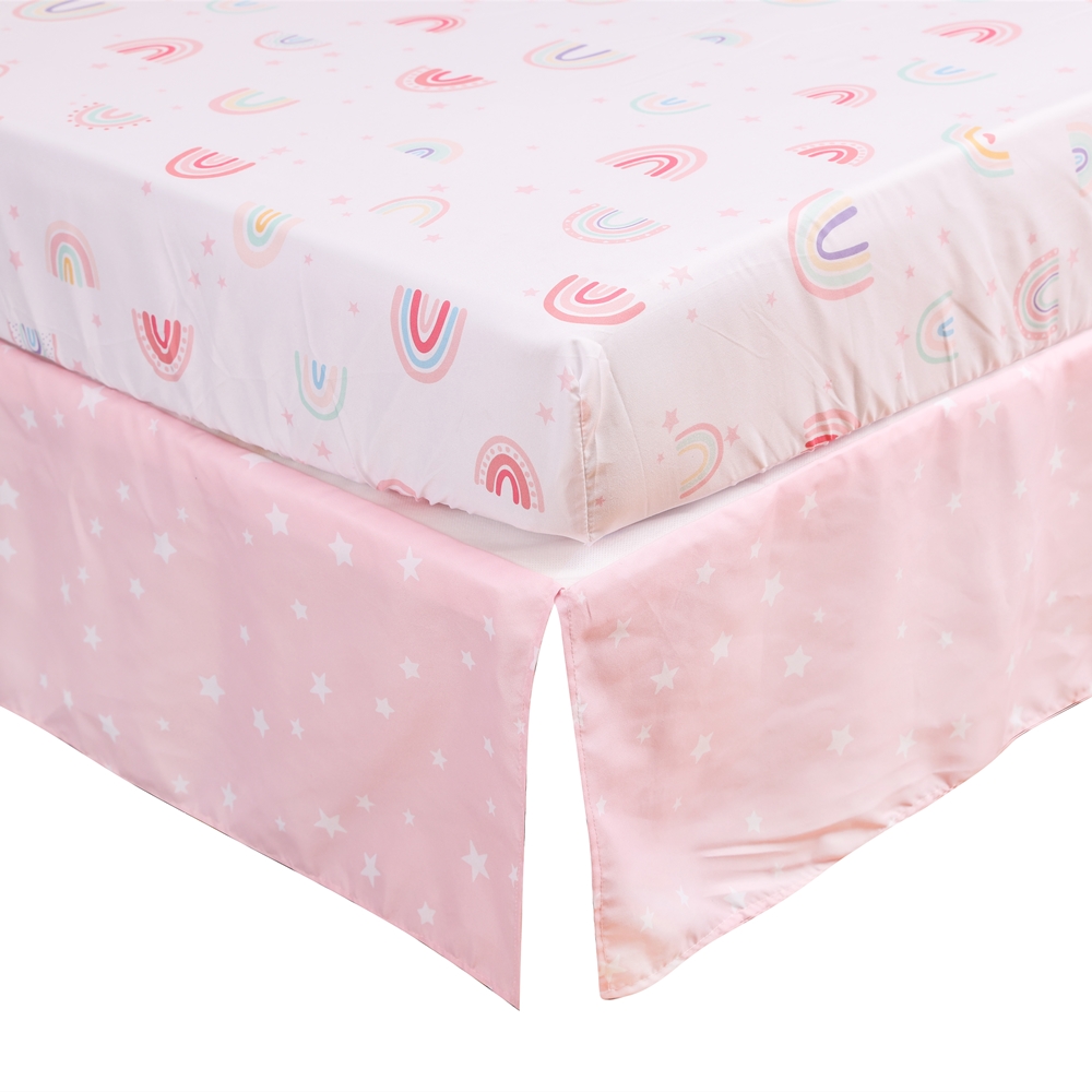 3 ชิ้น Rainbow เด็กทารกเปลเด็ก - Baby Nursery Bedding Sets บทวิจารณ์และราคา