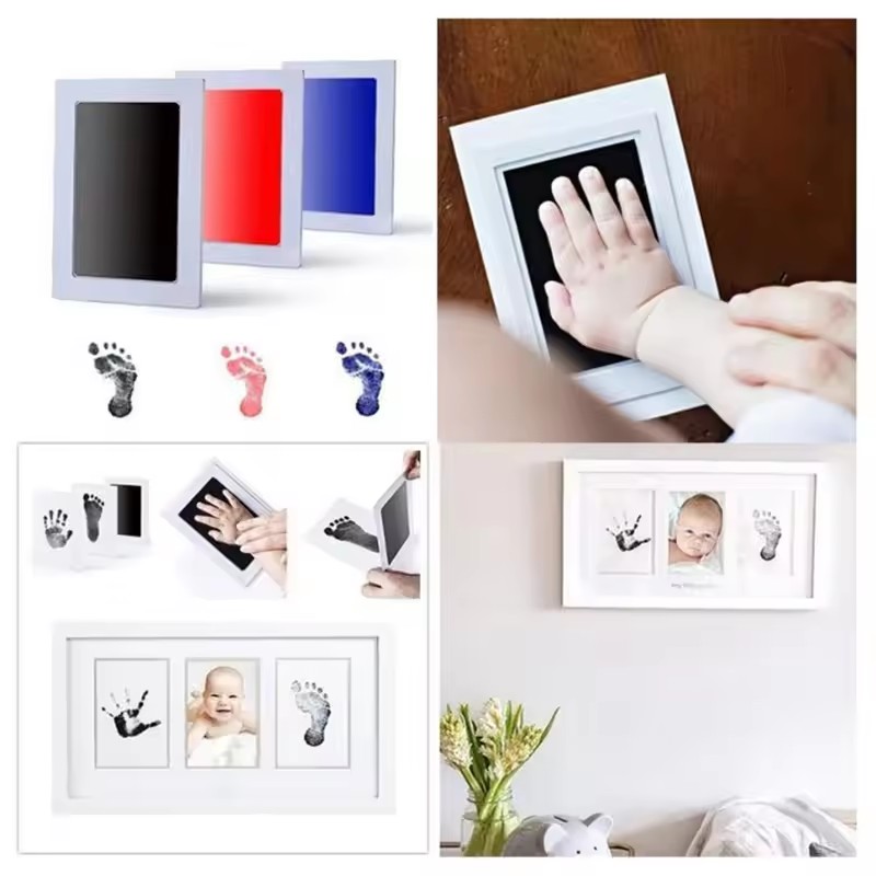 แผ่นหมึกพิมพ์รอยมือรอยเท้าเด็ก - Footprint Ink Kit บทวิจารณ์และราคา