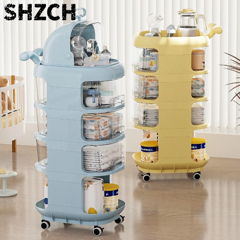 รถเข็นจัดเก็บของเด็ก 3 ชั้น พร - Baby Nursery Cart บทวิจารณ์และราคา