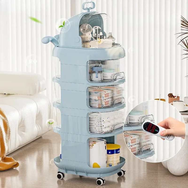 รถเข็นจัดเก็บของเด็ก 3 ชั้น พร - Baby Nursery Cart บทวิจารณ์และราคา