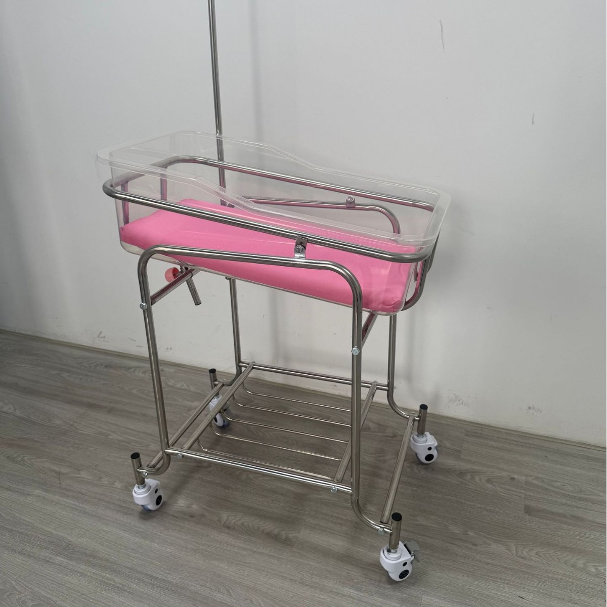 รถเข็นเด็กอ่อนสแตนเลส ปรับระดั - Baby Nursery Cart บทวิจารณ์และราคา