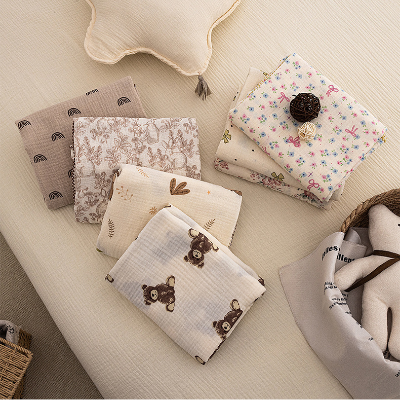 ผ้าห่มห่อตัวเด็กทารก ลายดอกไม้ - Baby Nursery Quilts บทวิจารณ์และราคา