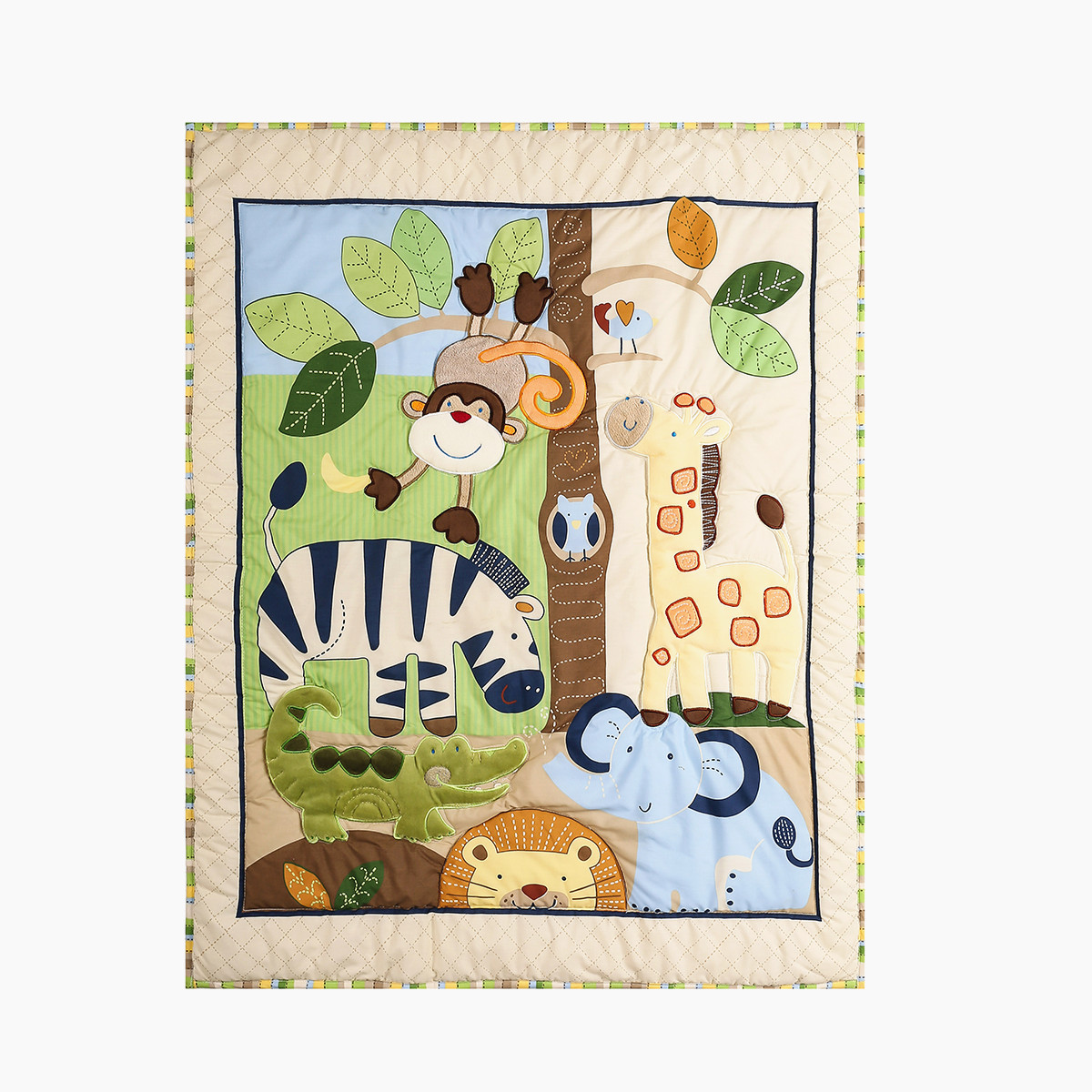 3 ชิ้นปักชุดเครื่องนอนเปลเด็กช - Baby Nursery Quilts บทวิจารณ์และราคา