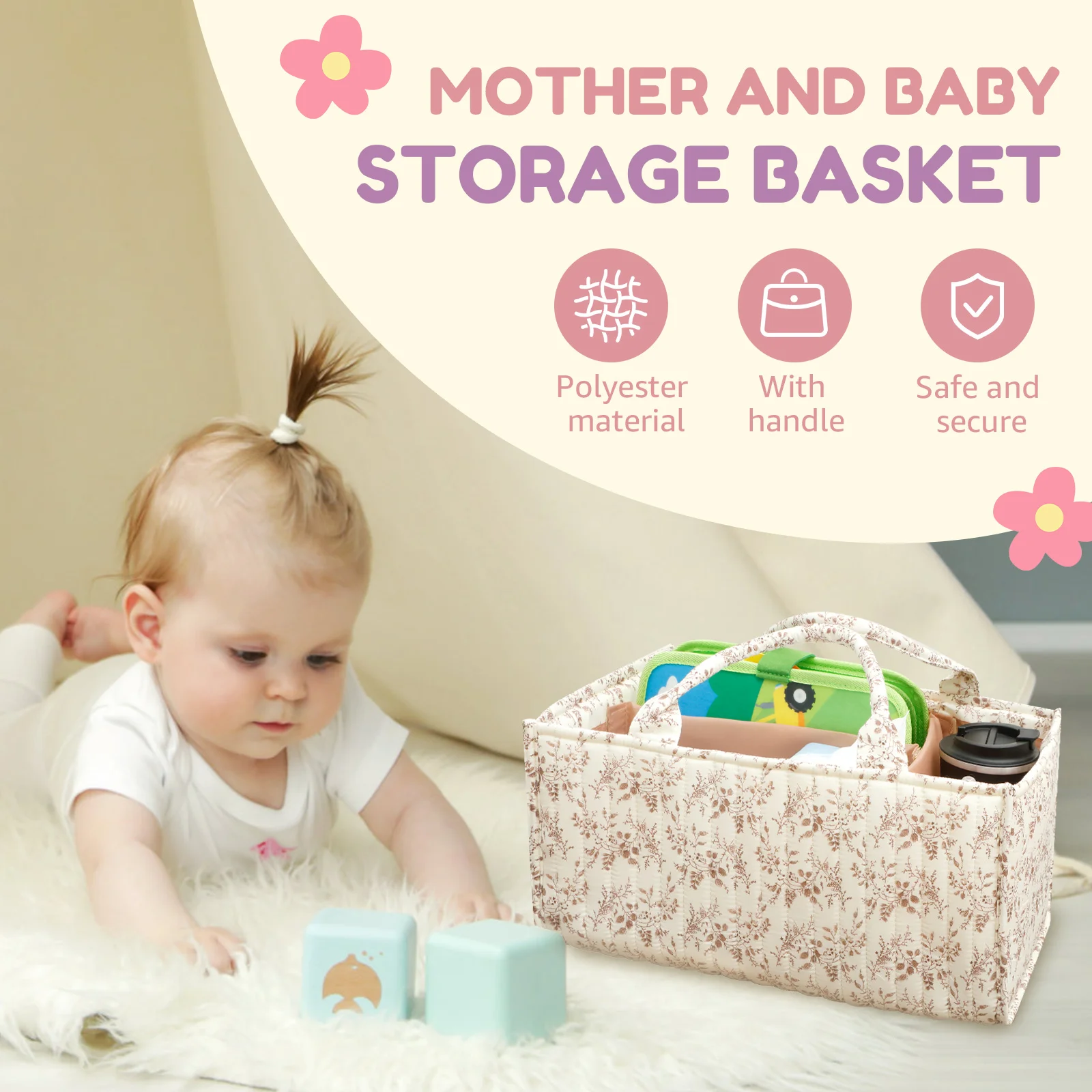 ตะกร้าเก็บของอเนกประสงค์สำหรับ - Baby Nursery Organiser บทวิจารณ์และราคา