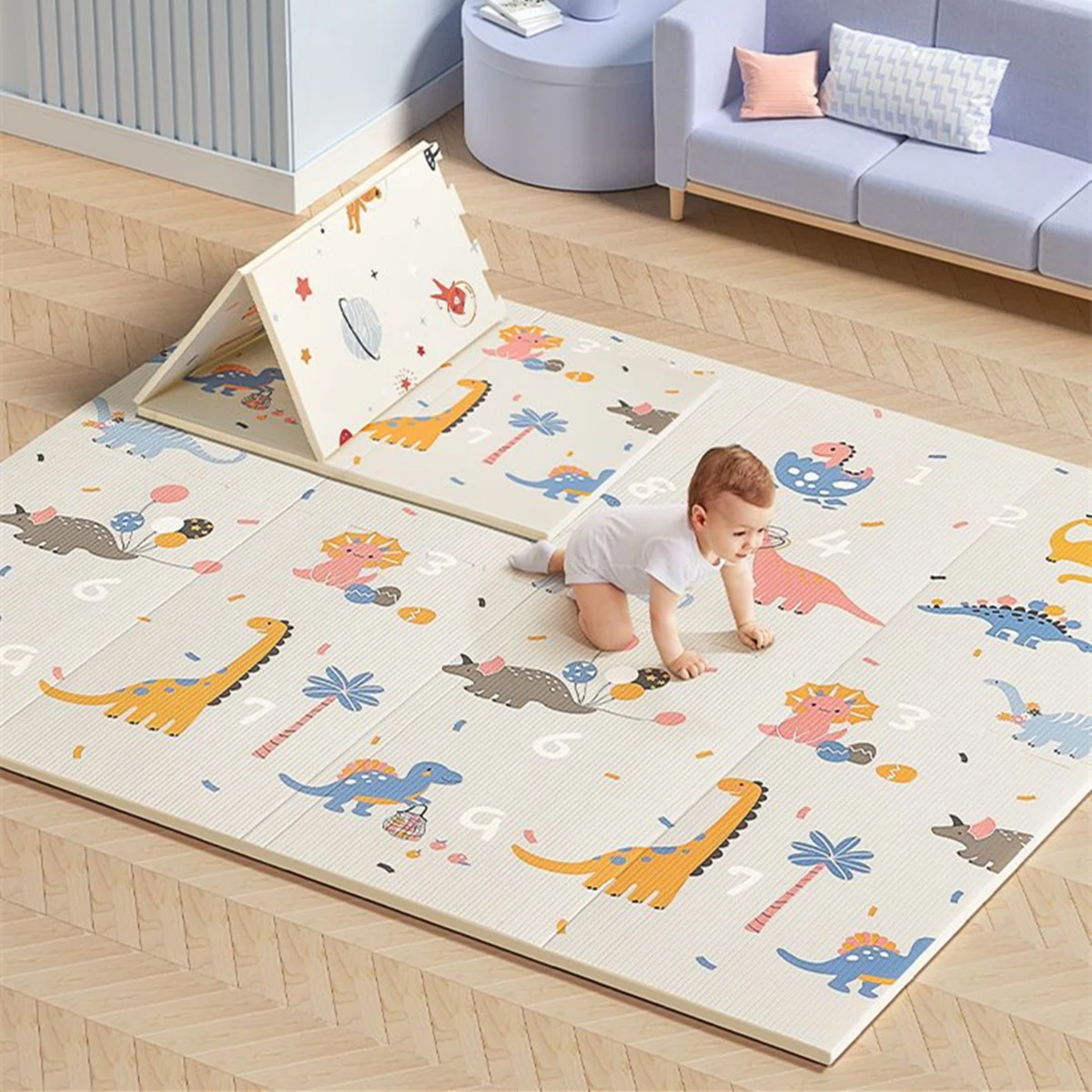 พรมเด็กแบบพับได้ ปลอดสารพิษ แผ - Baby Nursery Games บทวิจารณ์และราคา