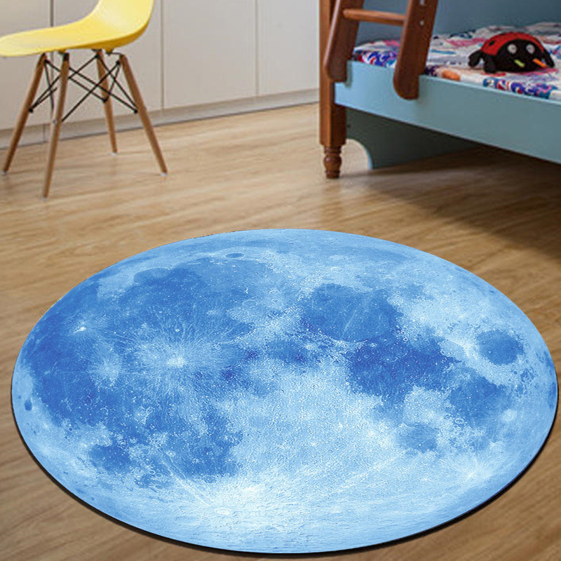 พรมทรงกลมพิมพ์ลายพระจันทร์เต็ม - Soft Rug Nursery บทวิจารณ์และราคา