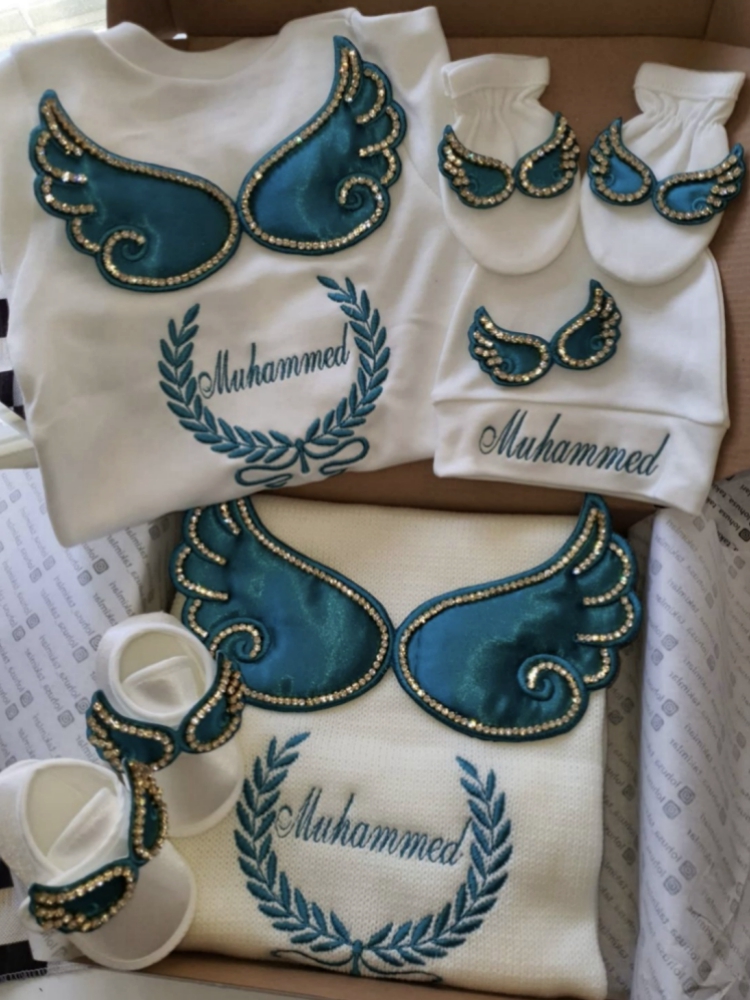 ชุดนอนเด็กอ่อนปักชื่อ 5 ชิ้น ล - Baby Nursery Embroidery บทวิจารณ์และราคา
