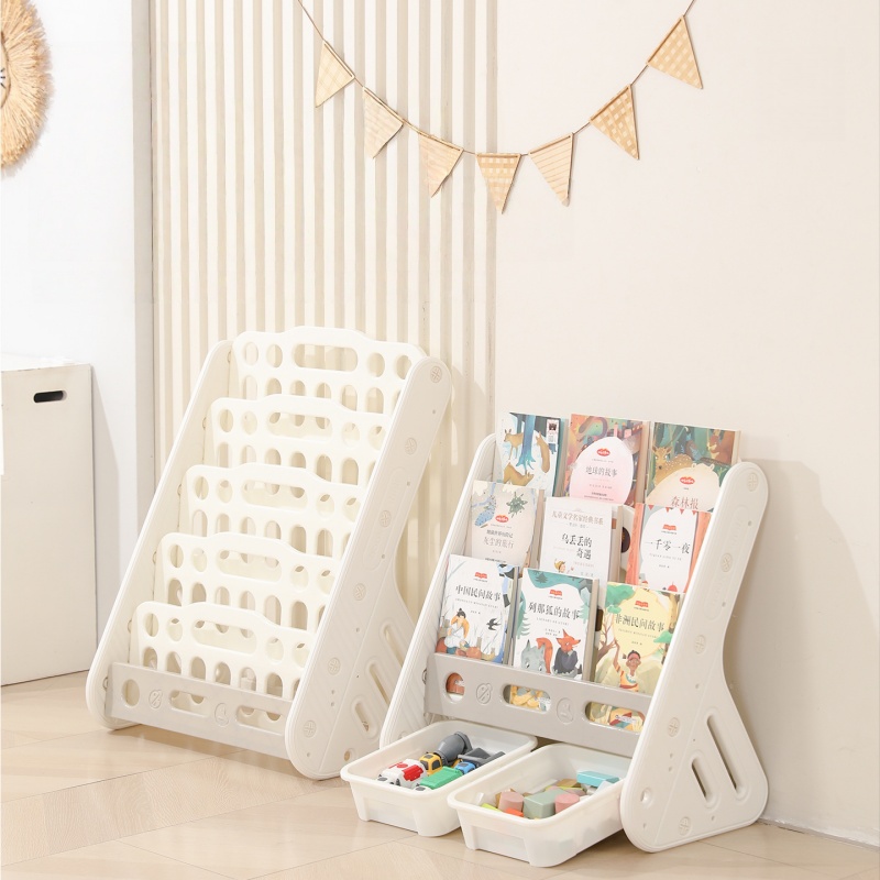 ชั้นวางหนังสือเด็ก 2-in-1 ตู้เ - Baby Nursery Bookcase บทวิจารณ์และราคา
