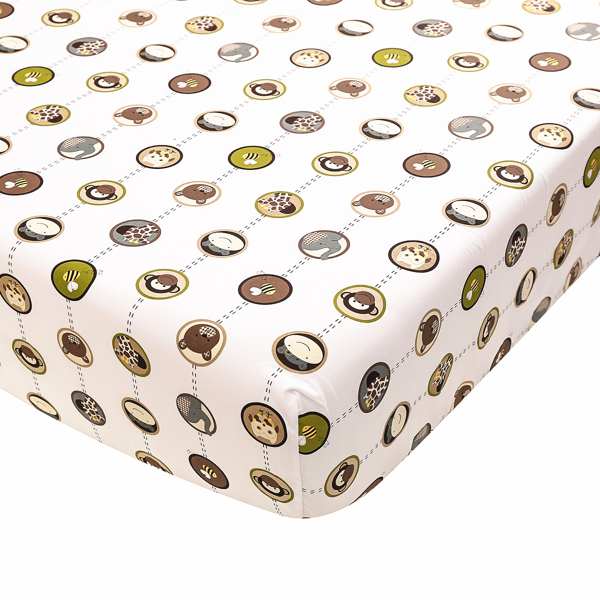3 ชิ้นปักทารกแรกเกิด Cot ชุดเค - Baby Nursery Jungle บทวิจารณ์และราคา